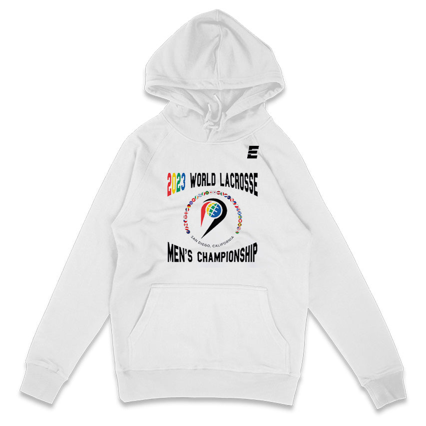 World Lacrosse Championship All Nation Youth Hooded Sweatshirt - White